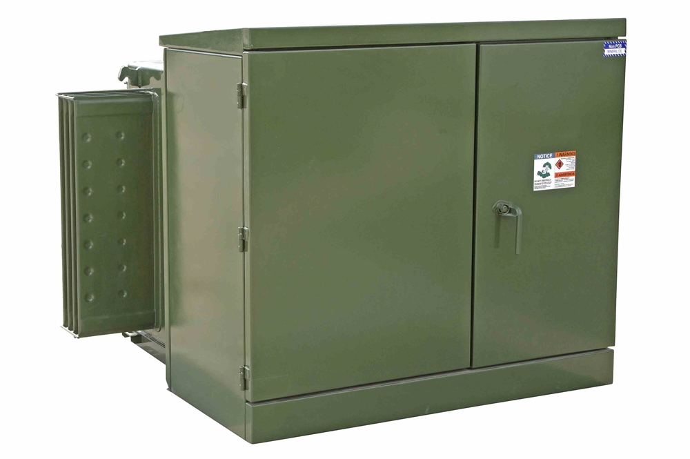 Representative 45kVA pad-mount transformer